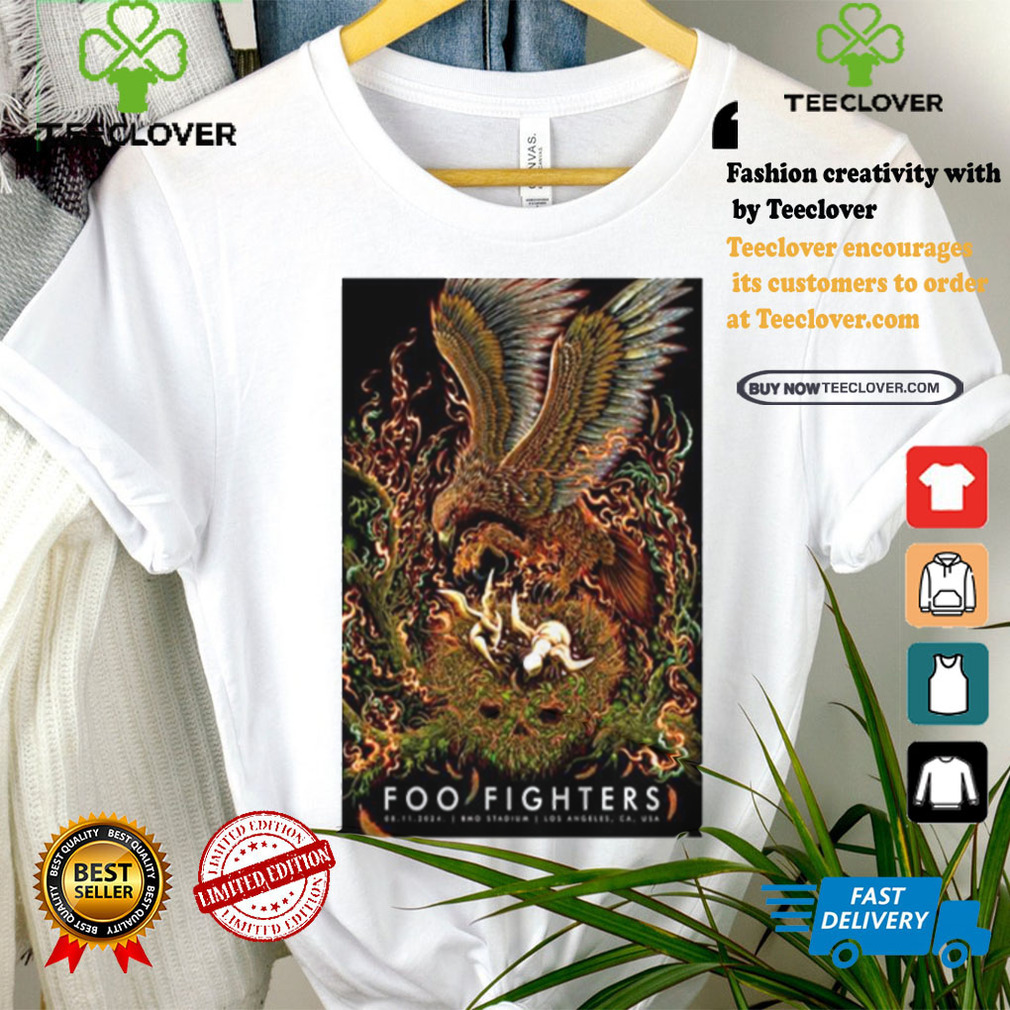 Official Official Foo Fighters August 11 2024 BMO Stadium In Los Angeles CA Poster Shirt Official Official Foo Fighters August 11 2024 BMO Stadium In Los Angeles CA Poster Shirt