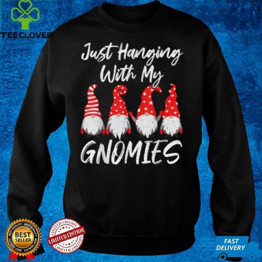 Official Official Gnome Christmas Shirt Just Hanging With My Gnomies Pajama T Shirt