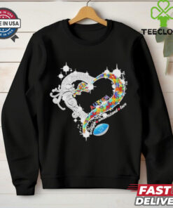 Official Heart Autism Accept Understand Love Detroit Lions Shirt awareness and football support design