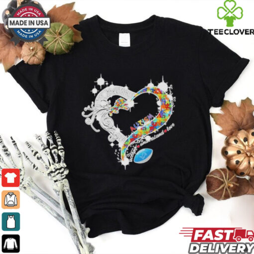 Official Official Heart Autism Accept Understand Love Detroit Lions Shirt