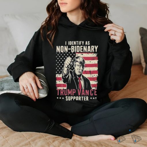 Official Official I Identify As Non Bidenary Trump Vance 2024 Supporter Shirt