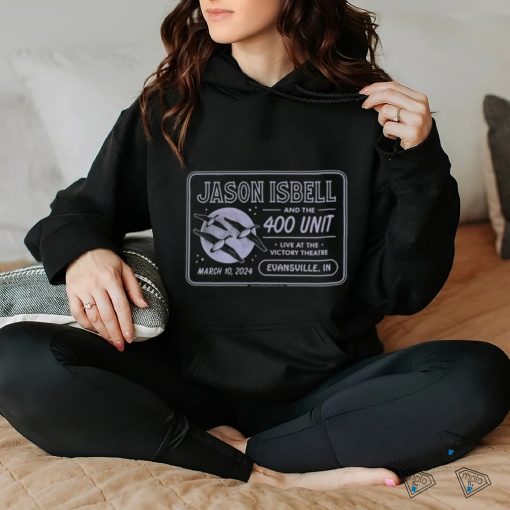 Official Official Jason Isbell And The 400 Unit Evansville, IN Mar 10 2024 Event Shirt
