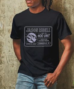 Official Official Jason Isbell And The 400 Unit Evansville, IN Mar 10 2024 Event Shirt