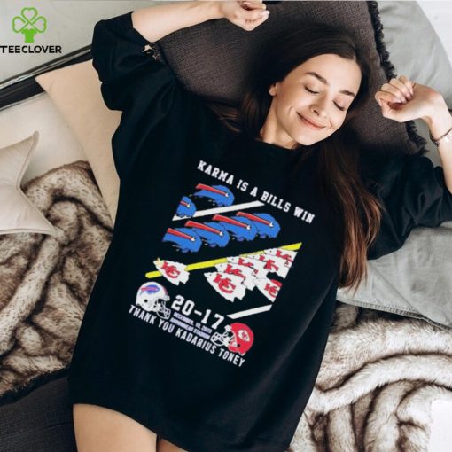 Official Official Karma Is A Bills Win Buffalo Bills 20 17 Kansas City Chiefs Thank You Kadarius Toney Shirt
