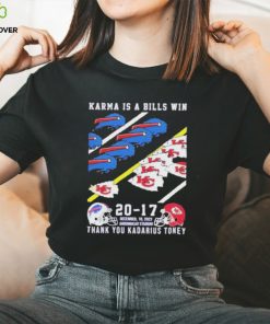 Official Official Karma Is A Bills Win Buffalo Bills 20 17 Kansas City Chiefs Thank You Kadarius Toney Shirt