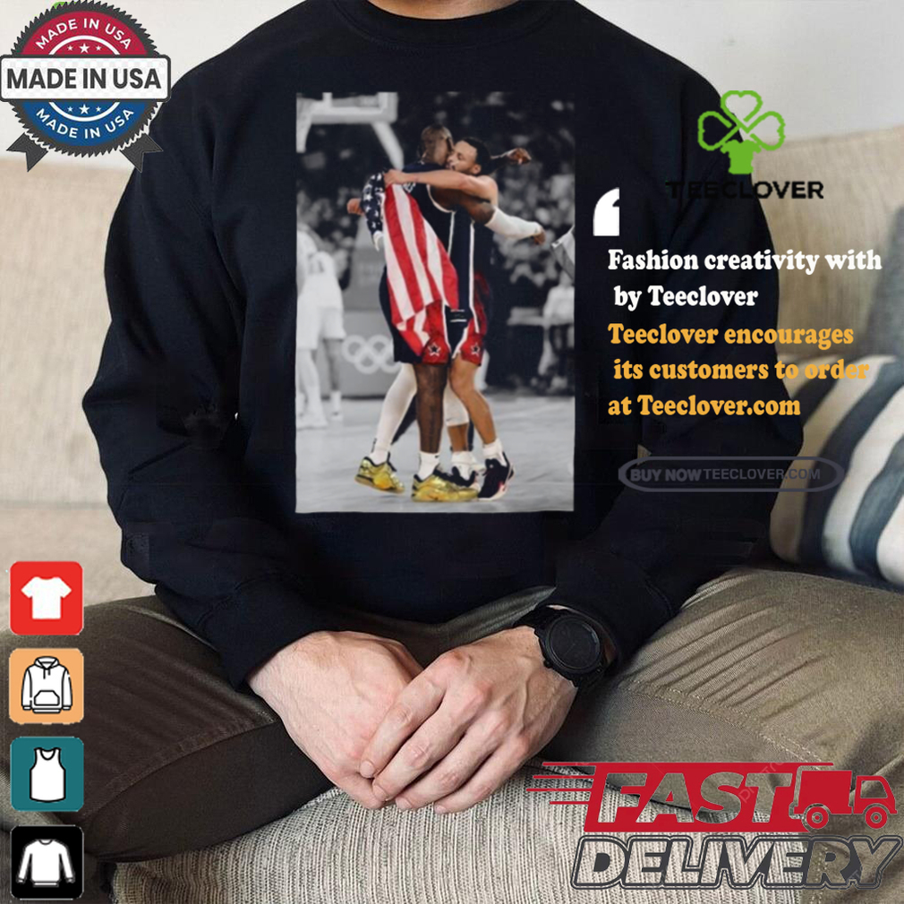 Official Official Lebron James & Stephen Curry USA National Team 2024 Champion Shirt Official Official Lebron James & Stephen Curry USA National Team 2024 Champion Shirt