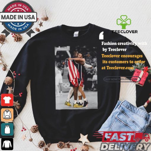 Official Official Lebron James & Stephen Curry USA National Team 2024 Champion Shirt