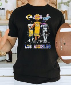 Official Official Los Angeles Sports Teams Marshall Faulk Kobe Bryant And Sandy Koufax Signatures Shirt