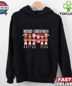 Official Official Merry Christmas Kansas City Chiefs Santa Reindeer Chibi Shirt