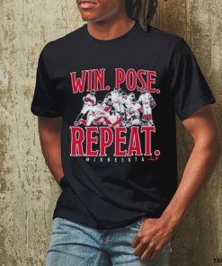 Official Official Minnesota Baseball Win Pose Repeat Shirt