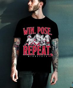 Official Official Minnesota Baseball Win Pose Repeat Shirt