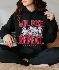 Official Official Minnesota Baseball Win Pose Repeat Shirt