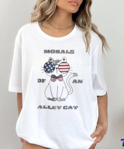 Official Official Morals Of An Alley Cat American 2024 T Shirt