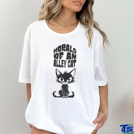 Official Official Morals of an Alley Cat Black T Shirt