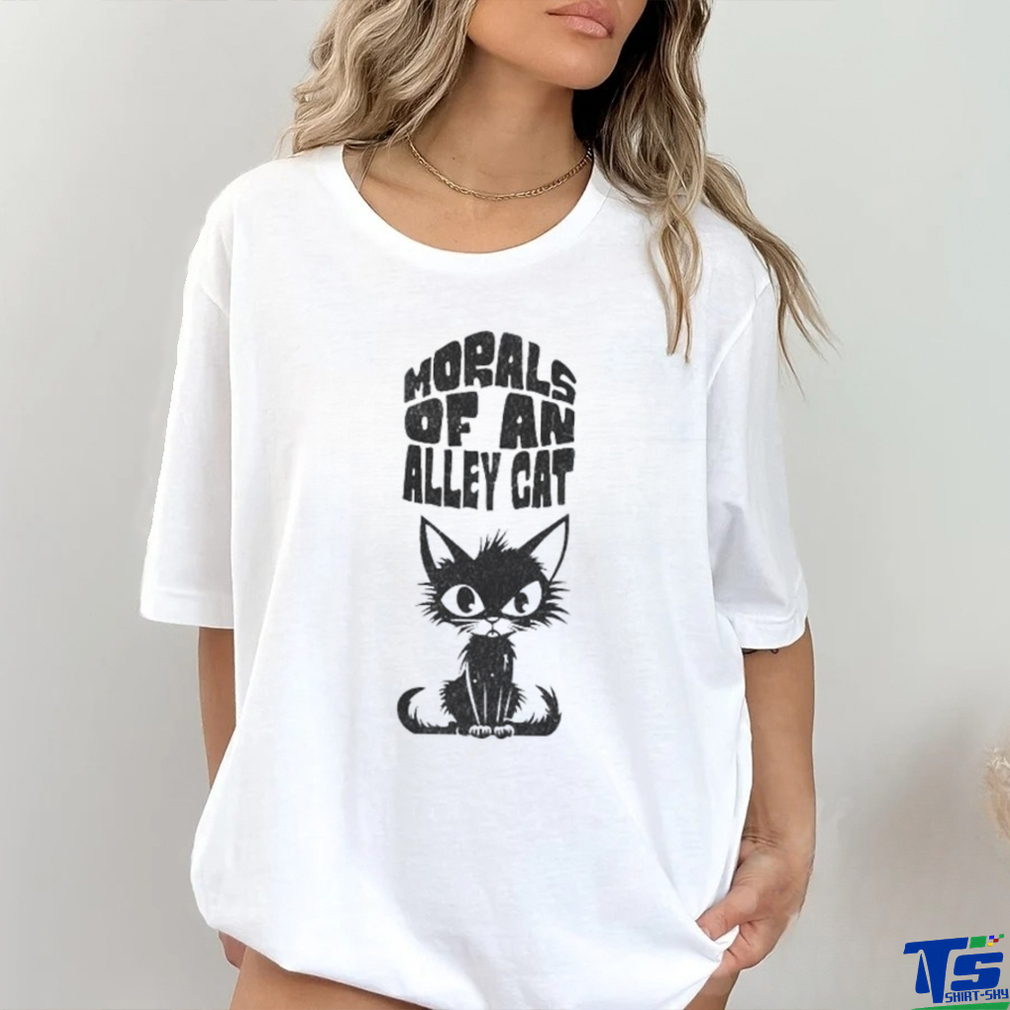 Official Official Morals of an Alley Cat Black T Shirt Official Official Morals of an Alley Cat Black T Shirt