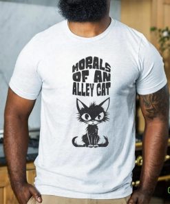 Official Official Morals of an Alley Cat Black T Shirt