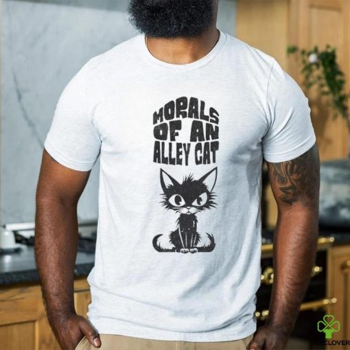 Official Official Morals of an Alley Cat Black T Shirt