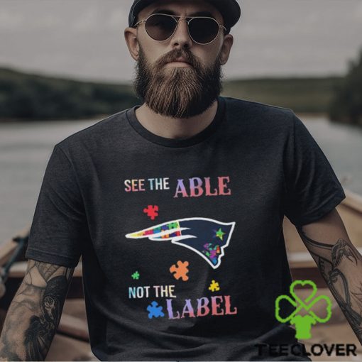 Official Official New England Patriots Autism Awareness See The Able Not The Label Shirt