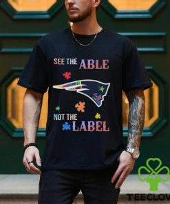 Official Official New England Patriots Autism Awareness See The Able Not The Label Shirt