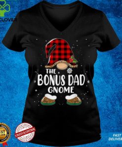 Official Official Official Bonus Dad Gnome Buffalo Plaid Matching Family Christmas Sweater Shirt