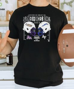 Official Official Official College Football Bowl Games 2023 Armed Forces Bowl James Madison Dukes vs Air Force Falcons Helmet Shirt