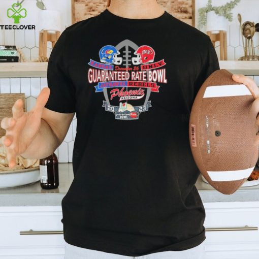 Official Official Official Guaranteed Rate Bowl Game 2023 UNLV Rebels vs. Kansas Jayhawks Shirt
