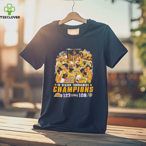 Official Official Official NBA In Season Tournament Champions 2023 Los Angeles Lakers 123 109 Indiana Pacers Shirt