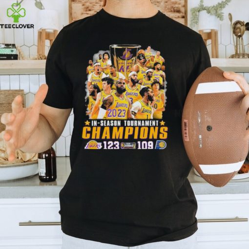 Official Official Official NBA In Season Tournament Champions 2023 Los Angeles Lakers 123 109 Indiana Pacers Shirt