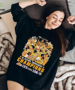 Official Official Official NBA In Season Tournament Champions 2023 Los Angeles Lakers 123 109 Indiana Pacers Shirt