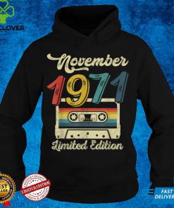 Official Official Official Vintage November 1971 Cassette 50th Birthday Decorations T Shirt