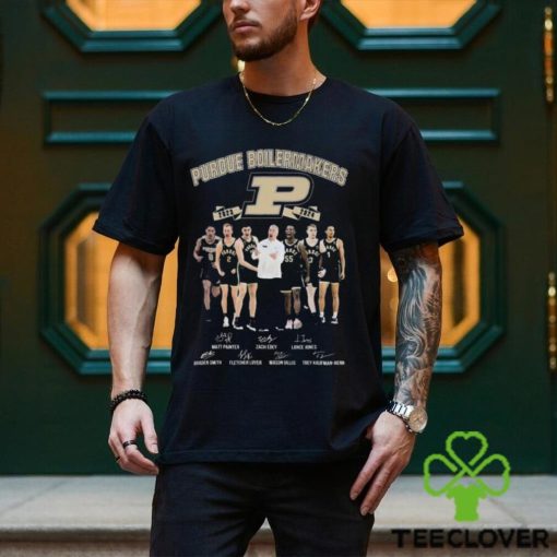 Official Official Purdue Boilermakers Men’s Basketball 2023 2024 Signatures Shirt