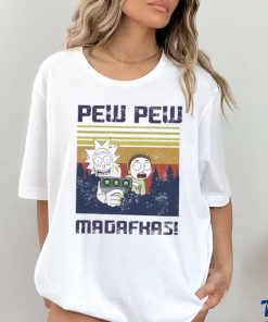 Official Official Rick And Morty Pew Pew Madafakas Vintage Shirt 1 Official Official Rick And Morty Pew Pew Madafakas Vintage Shirt