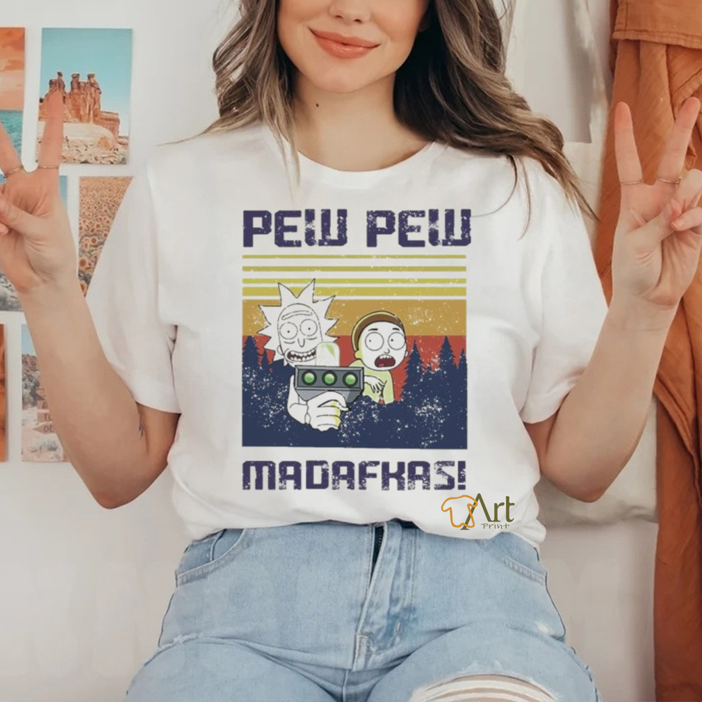 Official Official Rick And Morty Pew Pew Madafakas Vintage Shirt Official Official Rick And Morty Pew Pew Madafakas Vintage Shirt