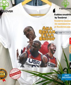 Official Official Snoop Dogg LeBron James And Stephen Curry Aka Dream Team Snoop Paris 2024 Shirt