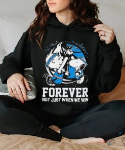 Official Official Snoopy And Charlie Brown Dallas Mavericks Forever Not Just When We Win Shirt