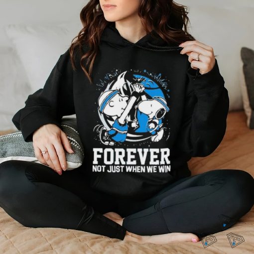 Official Official Snoopy And Charlie Brown Dallas Mavericks Forever Not Just When We Win Shirt