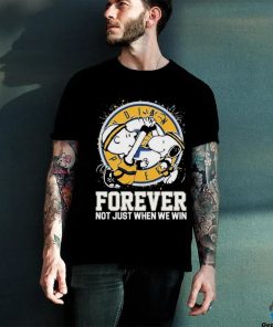 Official Official Snoopy And Charlie Brown Indiana Pacers Forever Not Just When We Win Shirt