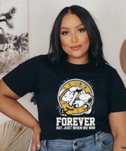 Official Official Snoopy And Charlie Brown Indiana Pacers Forever Not Just When We Win Shirt