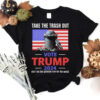 Official Donald Trump in garbage truck truck Team garbage truck For Trump 2024 T Shirt