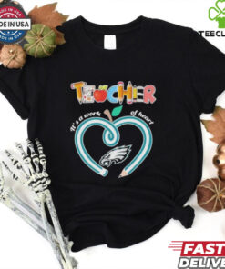 Official Teacher It’s A Work Of Heart Philadelphia Eagles Shirt