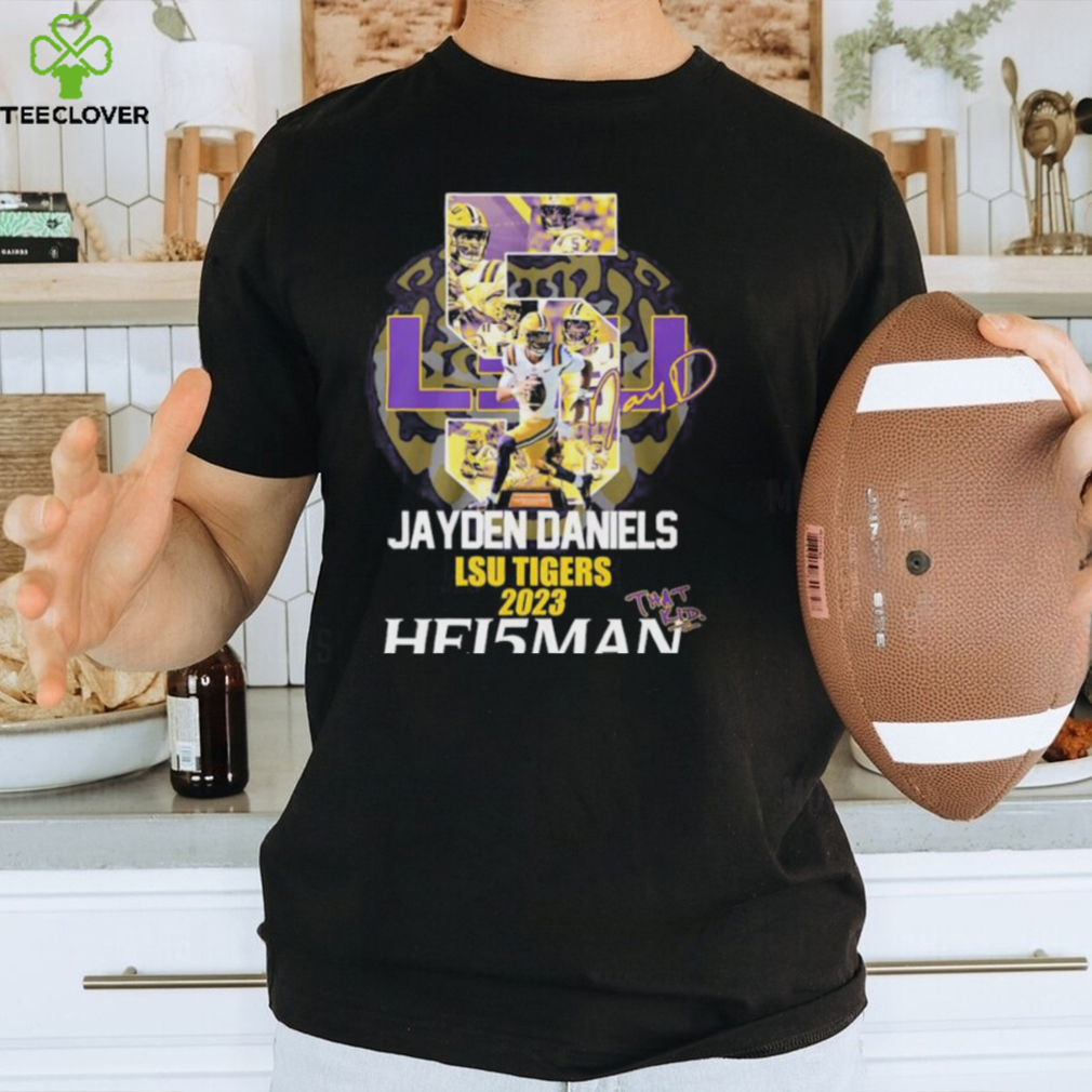 Official Official That Kid Jayden Daniels LSU Tigers 2023 Heisman Trophy Winner Signature Shirt Official Official That Kid Jayden Daniels LSU Tigers 2023 Heisman Trophy Winner Signature Shirt