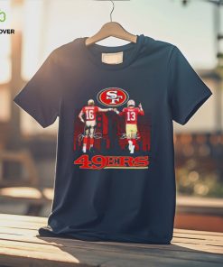 Official Official The 49ers 2023 Playoff Joe Montana And Brock Purdy Signatures Shirt