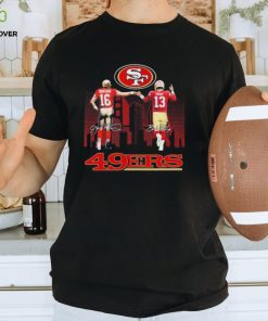 Official Official The 49ers 2023 Playoff Joe Montana And Brock Purdy Signatures Shirt