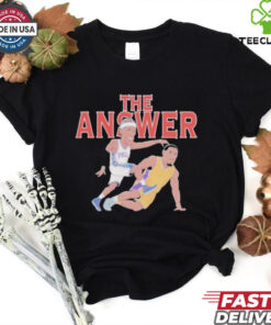 Official Official The Answer Philly 76ers Defeat Lakers shirt 2 Official Official The Answer Philly 76ers Defeat Lakers shirt
