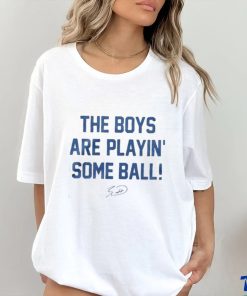Official Official The Boys Are Playin’ Some Ball Women’s Ringer Shirt 3 Official Official The Boys Are Playin’ Some Ball Women’s Ringer Shirt