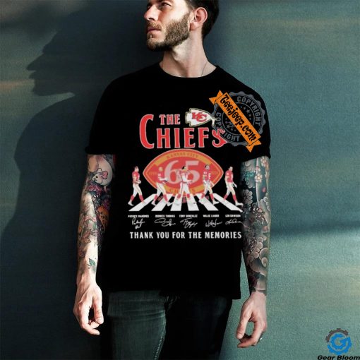 Official Official The Chiefs Abbey Road Thank You For The Memories Signatures Shirt
