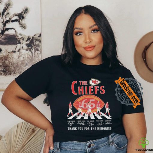 Official Official The Chiefs Abbey Road Thank You For The Memories Signatures Shirt