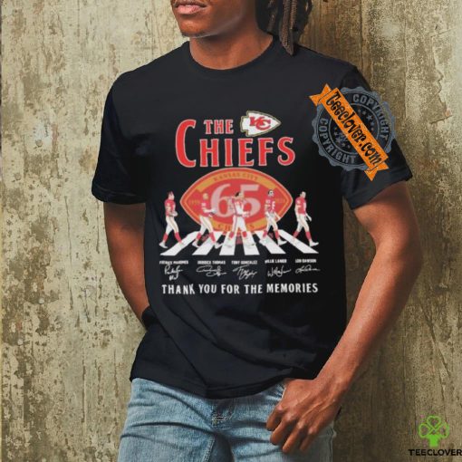 Official Official The Chiefs Abbey Road Thank You For The Memories Signatures Shirt