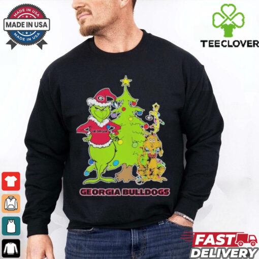 Official Official The Grinch And Max Georgia Bulldogs Christmas Shirt