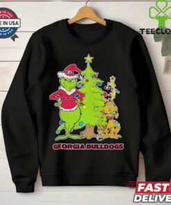 Official The Grinch And Max Georgia Bulldogs Christmas Shirt